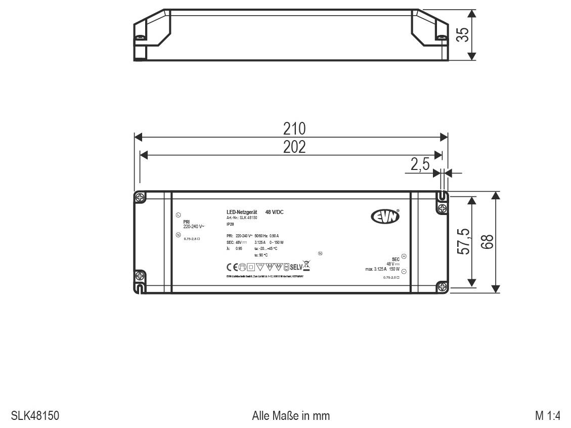 EVN SLK48150 Urządzenie sterujące LED 1 szt.-2