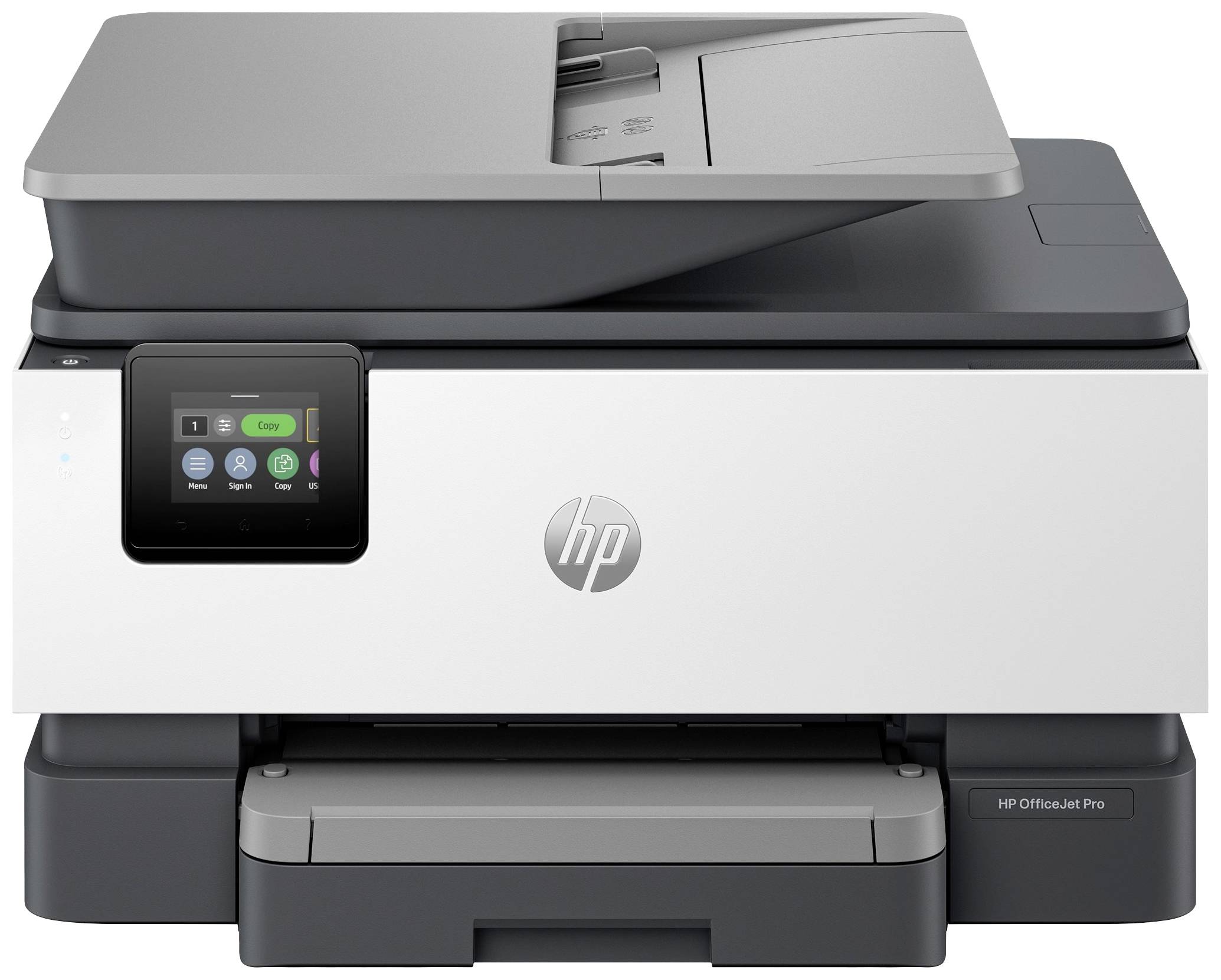 Багатофункціональний принтер HP OfficeJet Pro 9120 b, струменевий кольоровий друк, друк A4, сканування, копіювання, факс, АПД, дуп