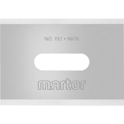 Ostrza ze stali nierdzewnej z napisem 'NO. 192 · INOX' i 'martor'.