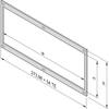 nVent SCHROFF 34564109 Ramka przednia 1 szt.