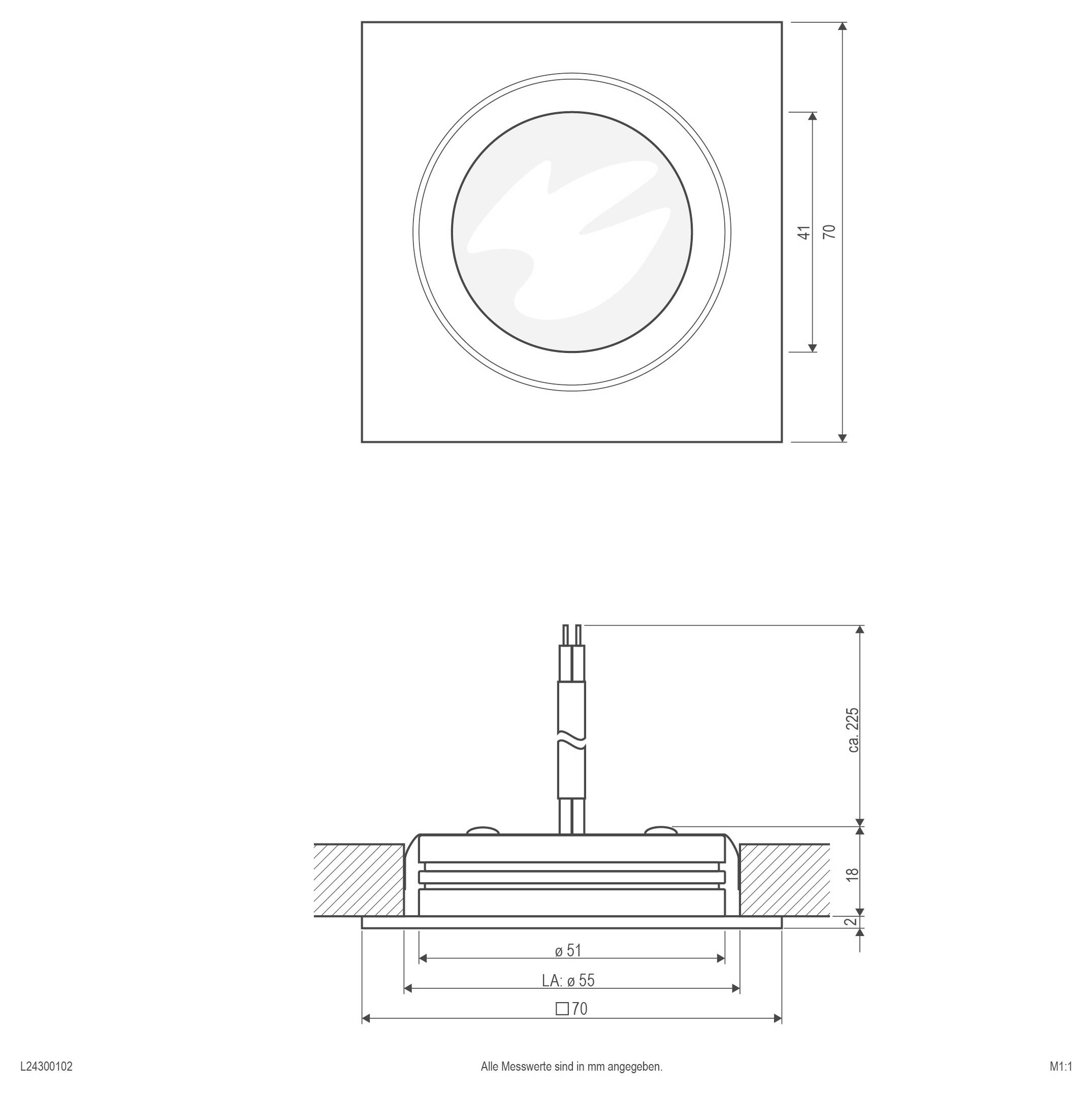 Oświetlenie wewnętrzne LED EVN L24300102 L24300102-2
