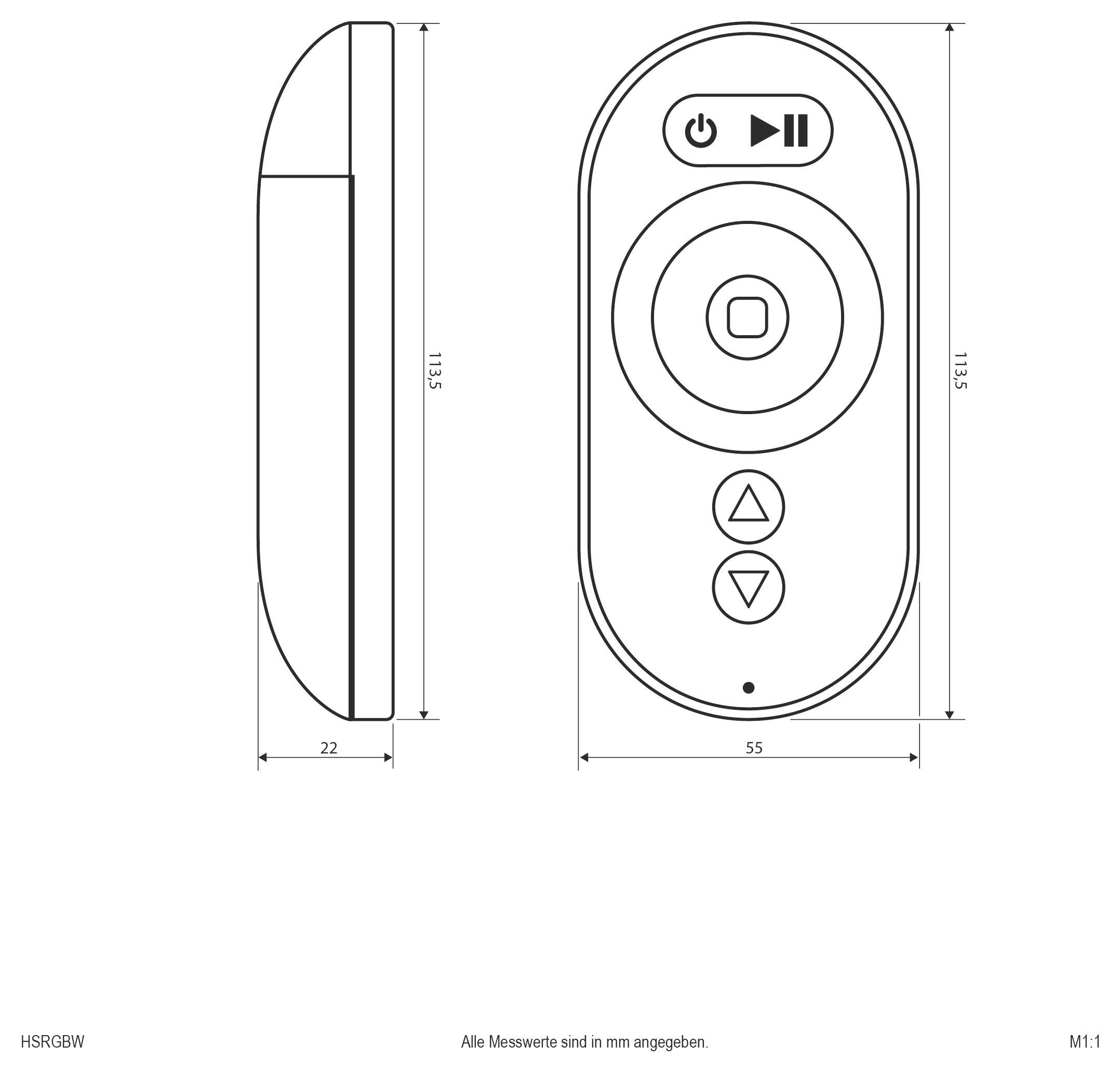 EVN HSRGBW Nadajnik radiowy Zasięg maksymalny 20 m-2