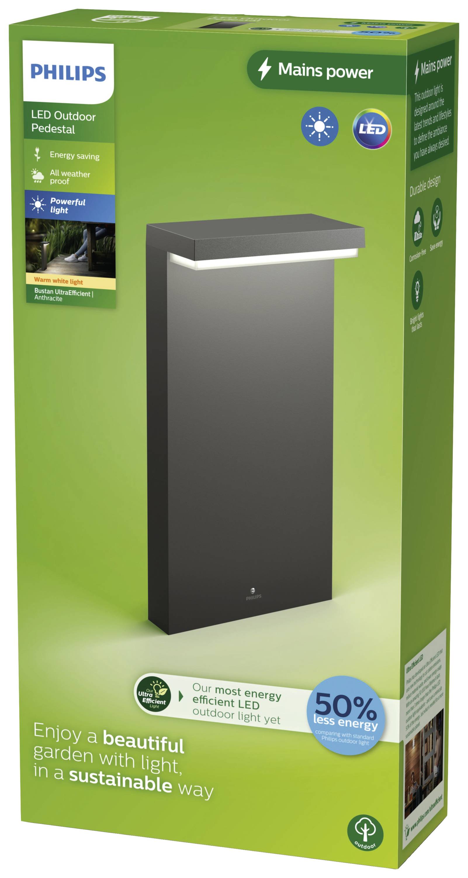 Світлодіодний світильник Philips LED Bustan 8720169257290 3,8 Вт 800,00 лм IP44 з цоколем