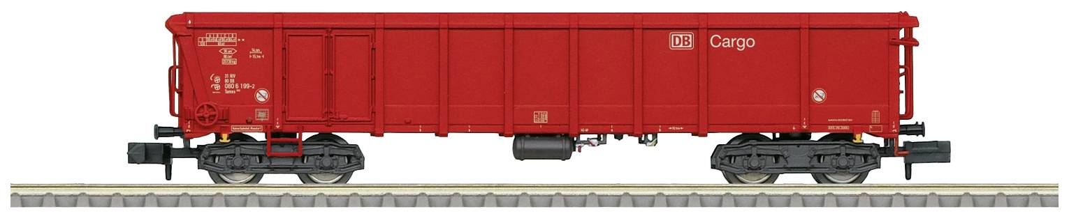 Відкритий вантажний вагон MiniTrix 18415 Вантажний вагон N Tamns 893 від DB Cargo