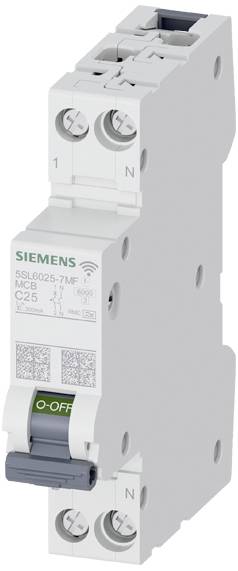 Siemens 5SL60257MF 5SL6025-7MF Wyłącznik automatyczny 2 styki