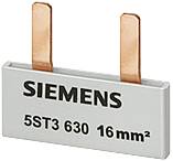 Siemens 5ST3631 Szyna zbiorcza pinowa, 16 mm² Podłączenie: 6x 1-fazowe, odporne na dotyk Szyna zbiorcza wtykana 1 szt.