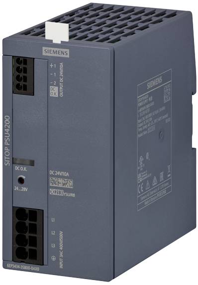 Блок питания Siemens 6EP33343SB000AX0 для установки на DIN-рейку. Описание: 1 шт.