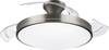 Philips LED Atlas Wentylator sufitowy 28 W, 35 W (Ø x W) 490 mm x 418 mm nikiel podświetlenie, timer