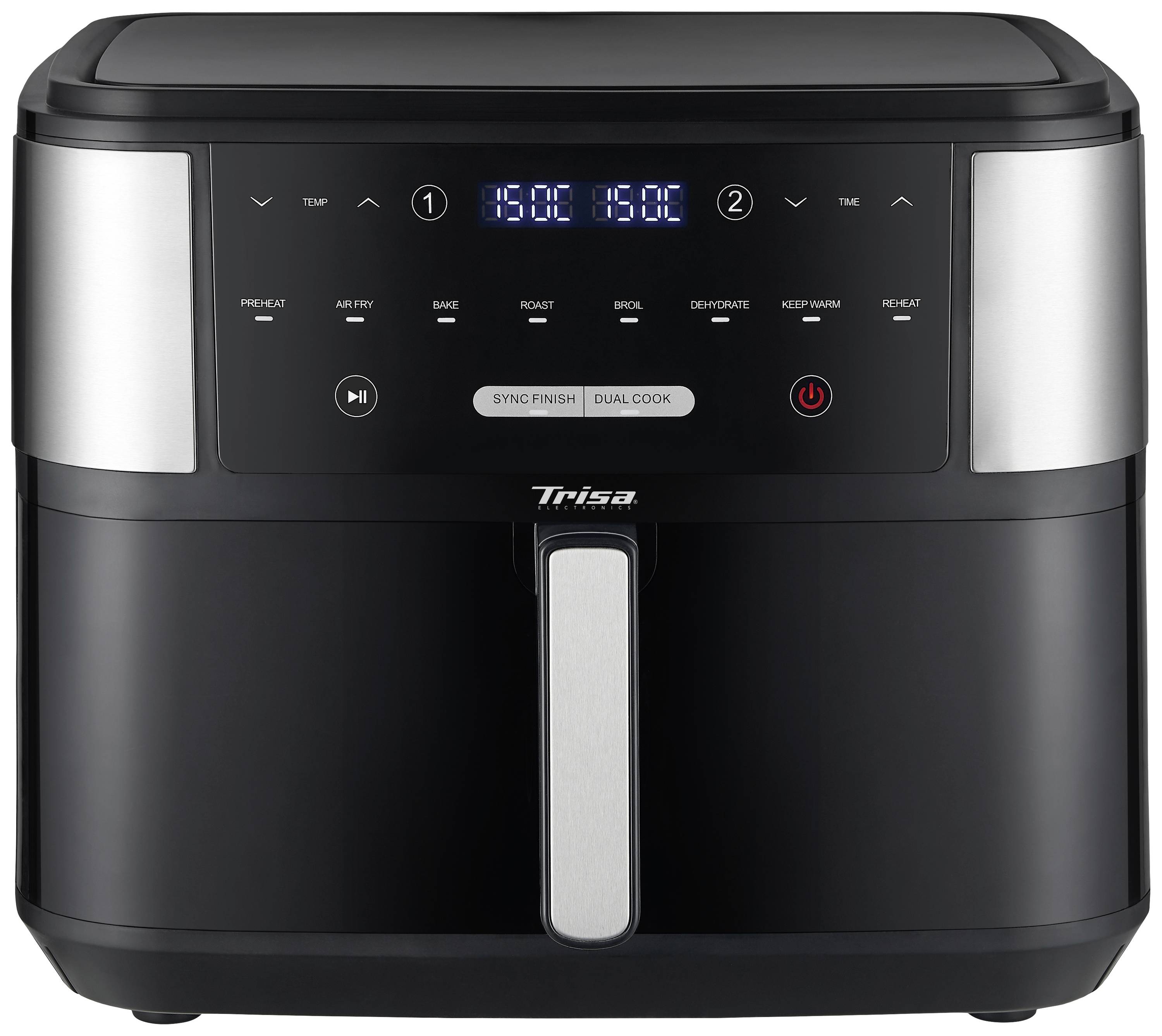 Фритюрниця Trisa Crunchy Fry Pro 10 л 2400 Вт чорна