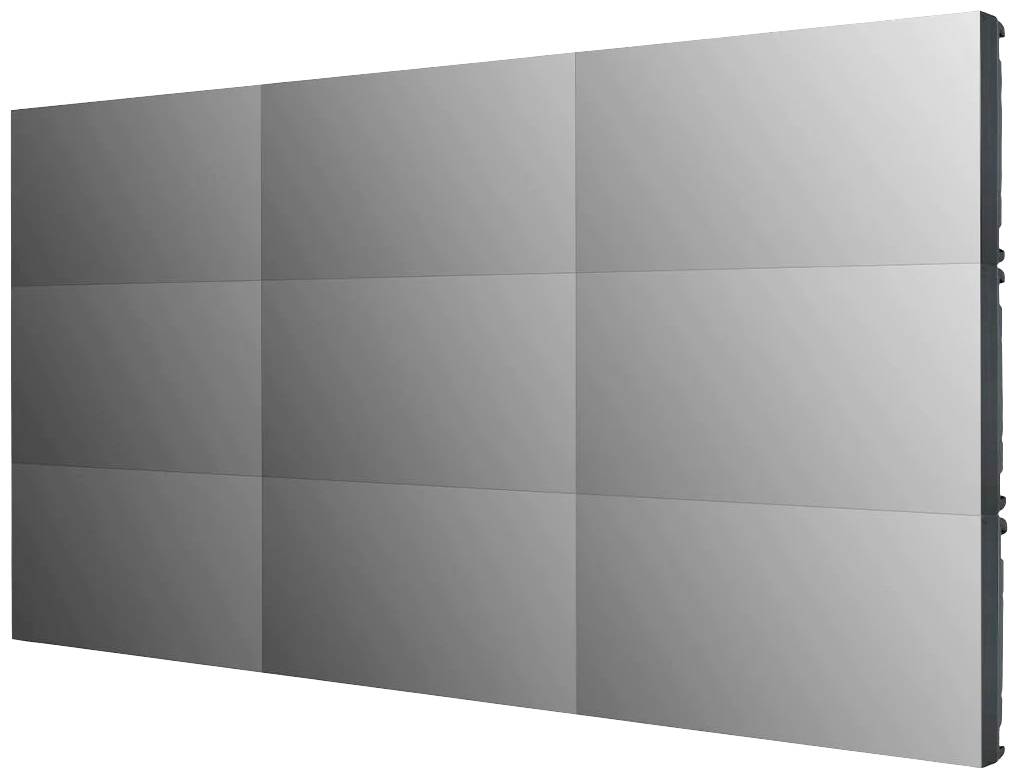 Macierzowa reprezentacja wielosegmentowego panelu betonowej ściany, składająca się z dwóch rzędów i czterech kolumn prostokątnych segmentów.