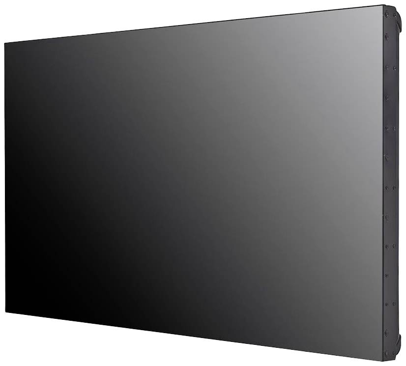 Czarny, prostokątny ekran o eleganckiej, nowoczesnej stylistyce, doskonały do prezentacji lub jako cyfrowa przestrzeń wyświetlania.