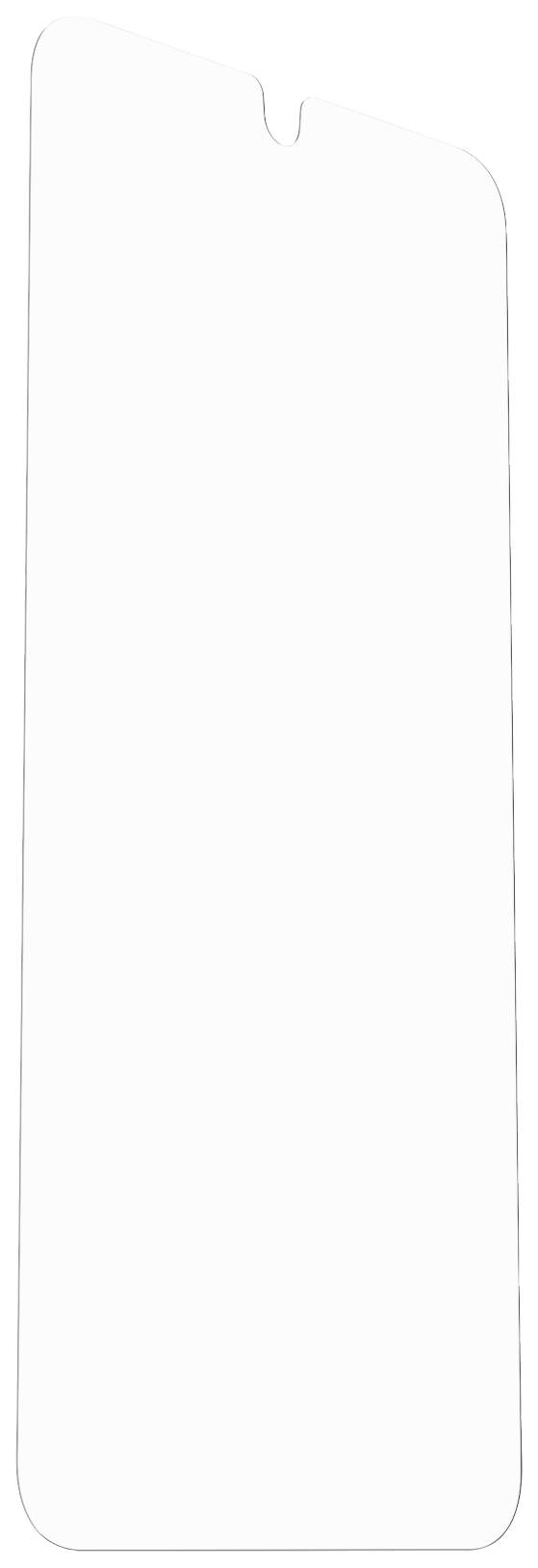 Pusty kontur obrysu smartfona.