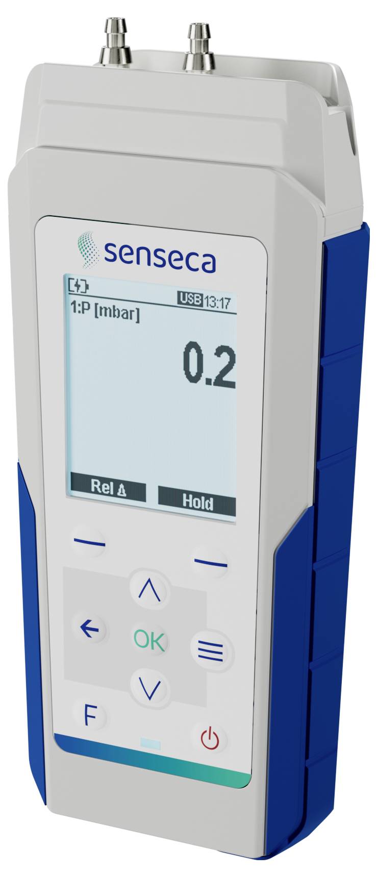 Диференціальний манометр Senseca PRO 211-5 486243, 2000 гПа (макс.), від -5 до 50°C / від 0 до 85% відносної вологості, без конден