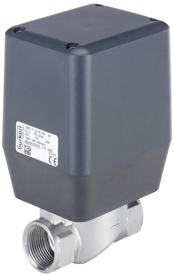 Bürkert Zawór regulacji ciśnienia proporcjonalny 278390 3285 G 3/4 Średnica nominalna 15 mm Materiał obudowy stal nierdzewna Element uszczelniający ceramika tlenkowa 1 szt.
