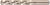 'Wiertło o konstrukcji spiralnej, odpowiednie do prac metalowych. Kolor brązowo-metaliczny, wysokiej jakości wykonanie.'