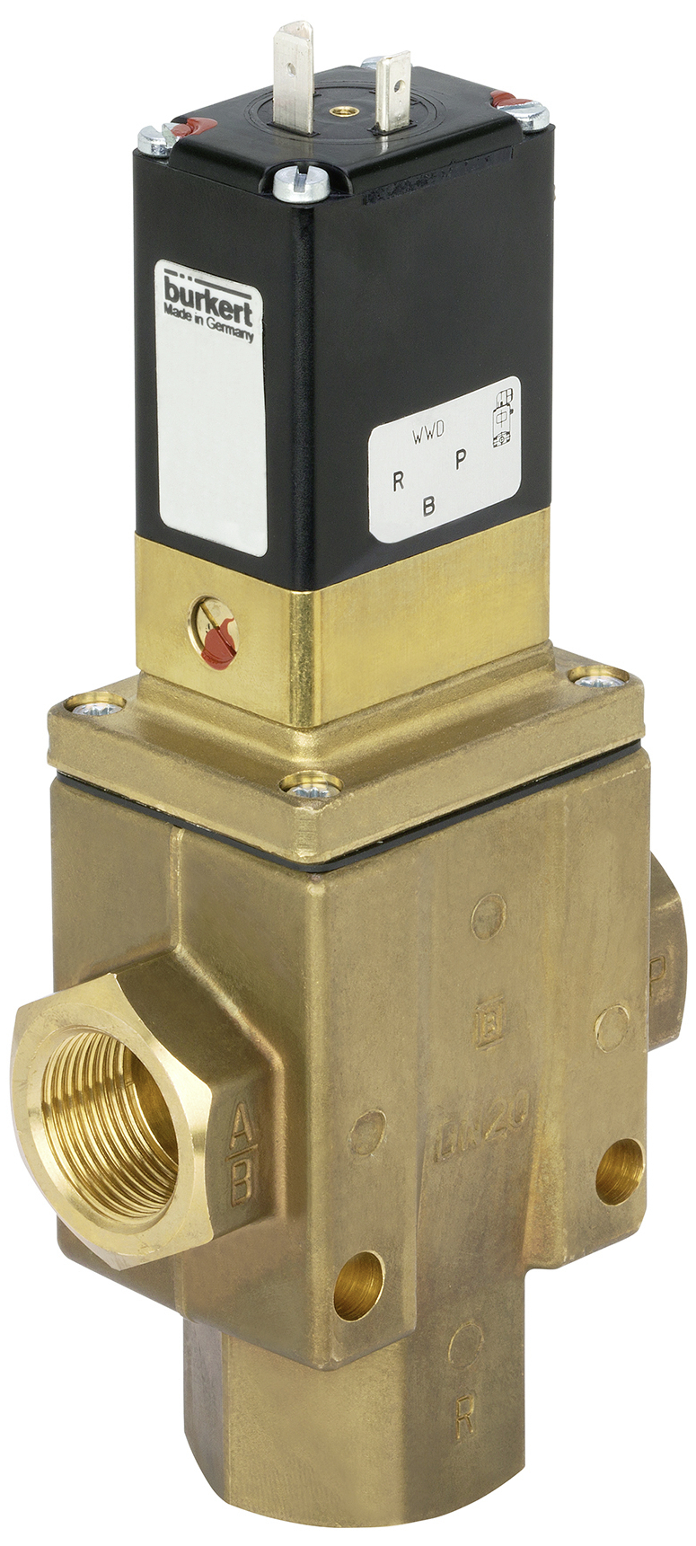 Zawór magnetyczny Bürkert 6430 369190, 1 bar (max)