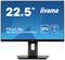 Czarny monitor komputerowy marki iiyama, model ProLite XUB2395WSU, o przekątnej ekranu 22,5 cala i rozdzielczości 1920 x 1200, z technologią wyświetlania IPS.