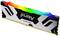 Moduł RAM Kingston Fury Renegade, DDR5, z srebrnym designem i kolorowym podświetleniem RGB na wierzchu.