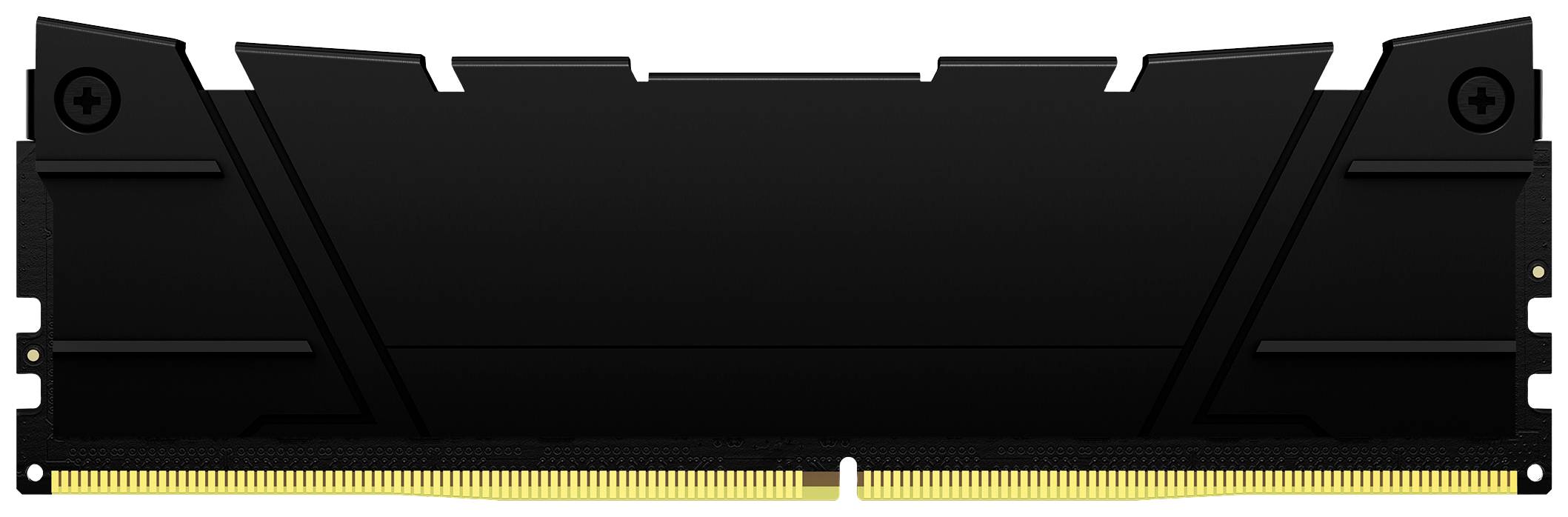 Czarny pendrive pamięci RAM ze złotymi stykami.