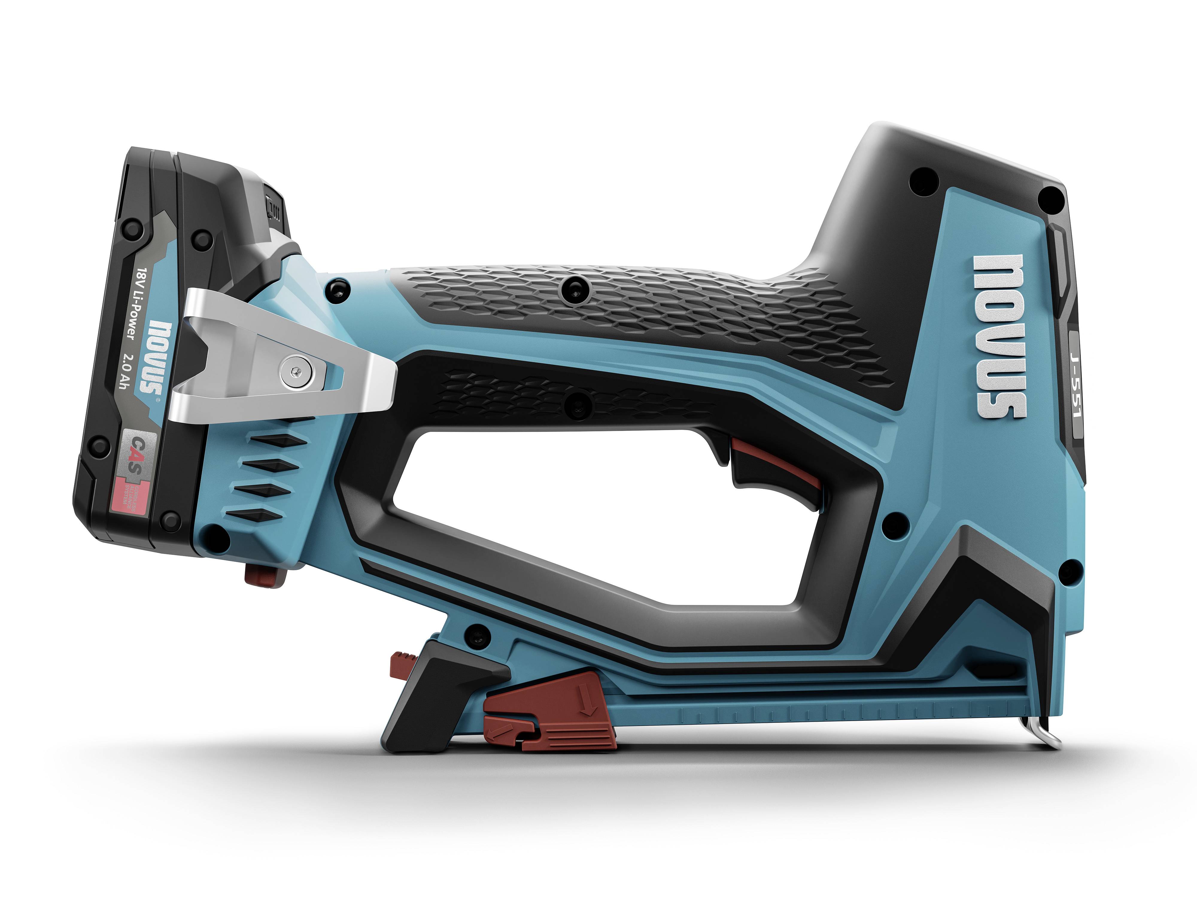 Степлер Novus Tools 031-0365, тип скобы 53F, длина скобы 6–14 мм, без батареи, без зарядного устройства.