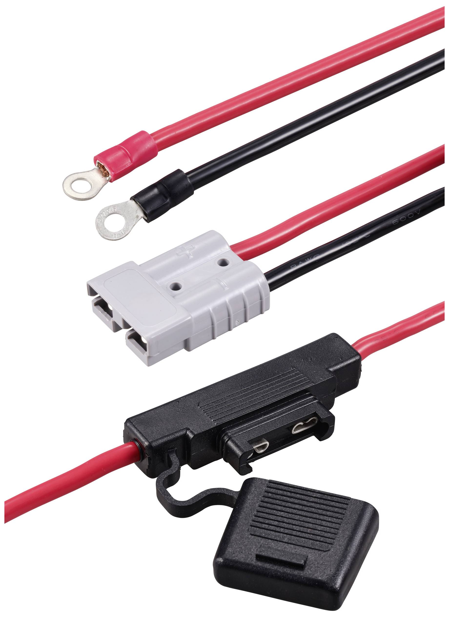 Кабель TRU COMPONENTS TC-12195704 8,36 мм² 50 А, длина 40 см.