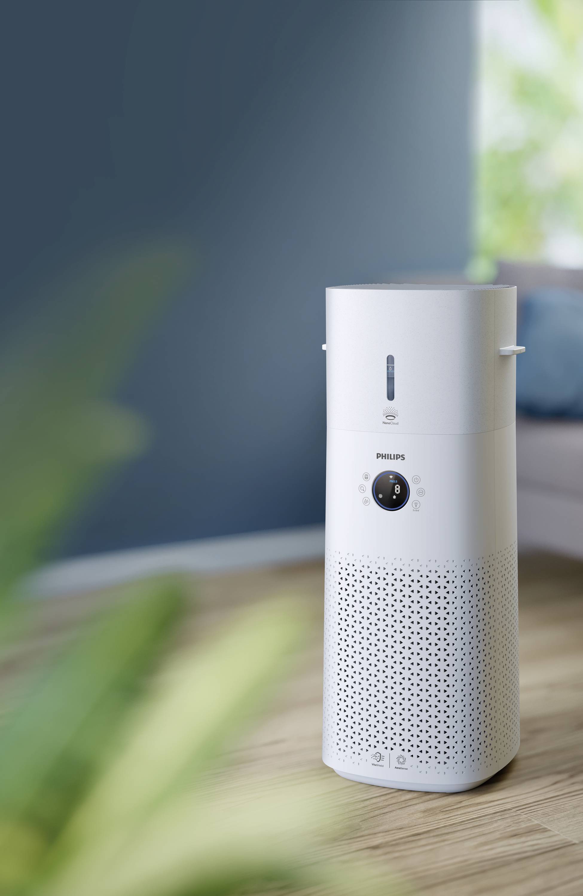 Philips AC3737/10 Очищувач повітря, зволожувач повітря серії 3000 131 м² Білий