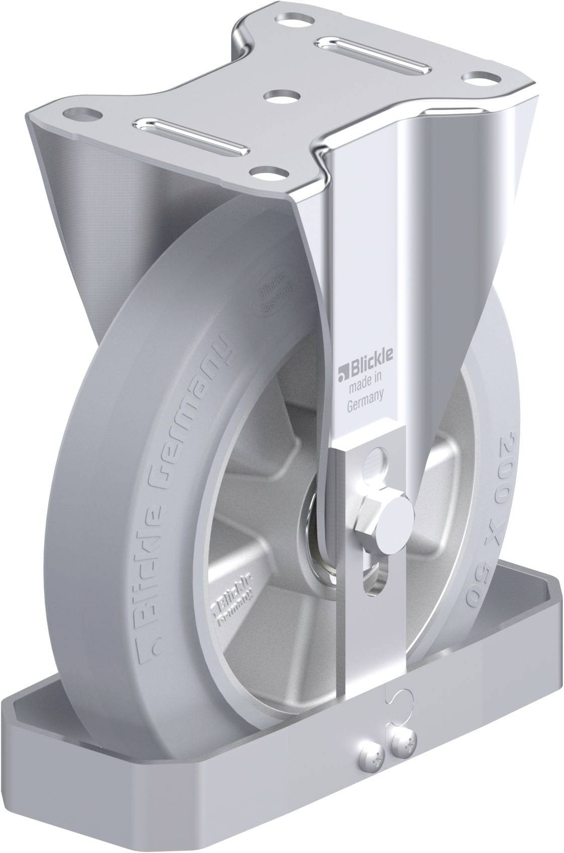 Blickle 872206 B-ALEV 200K-SG-FS Koło stałe z blachy stalowej Średnica koła: 200 mm Maksymalne obciążenie: 400 kg 1 szt.