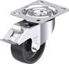 Blickle 490136 LE-PP 80G-FI Rolka obrotowa z blachy stalowej Średnica koła: 80 mm Maksymalne obciążenie: 120 kg 1 szt.