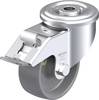 Blickle 681726 LER-PO 80G-FI-ELS Rolka obrotowa z blachy stalowej Średnica koła: 80 mm Maksymalne obciążenie: 150 kg 1 szt.