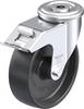 Blickle 565267 LER-PP 125G-FI Rolka obrotowa z blachy stalowej Średnica koła: 125 mm Maksymalne obciążenie: 150 kg 1 szt.