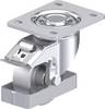 Blickle 940275 LH-G 100G-3-FI-FS Rolka obrotowa z blachy stalowej Średnica koła: 100 mm Maksymalne obciążenie: 400 kg 1 szt.