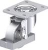 Blickle 940274 LH-G 100G-3-FS Rolka obrotowa z blachy stalowej Średnica koła: 100 mm Maksymalne obciążenie: 400 kg 1 szt.