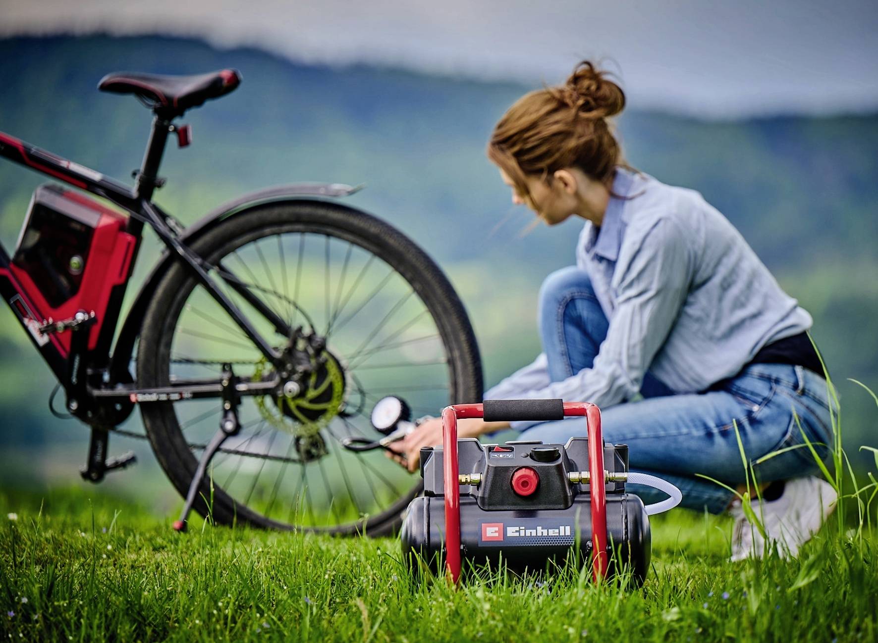 Акумуляторний компресор Einhell 4020415 TE-AC 36/150 Li OF-Solo 8 бар 1 циліндр