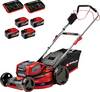 Einhell Professional Power X-Change GP-CM 36/52 S Li BL (4x5,2Ah) akumulatorowy Akumulatorowa kosiarka do trawy wraz z 2 ładowarkami Twincharger, w zestawie 4 akumulatory 18 V Maksymalna szerokość cięcia 52 cm
