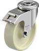 Blickle 940397 LIXR-POH 125G-FI Zestaw rolek skrętnych ze stali nierdzewnej, odporne na wysoką temperaturę Średnica koła: 125 mm Maksymalne obciążenie: 150 kg 1 szt.