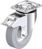 Blickle 933675 LK-ALEV 125K-1-FI-SG-AS Rolka obrotowa z blachy stalowej Średnica koła: 125 mm Maksymalne obciążenie: 250 kg 1 szt.