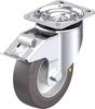 Blickle 902830 LK-ALST 125K-1-FI-AS Rolka obrotowa z blachy stalowej Średnica koła: 125 mm Maksymalne obciążenie: 350 kg 1 szt.