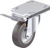 Blickle 908696 LK-ALST 125K-3-IS-AS Rolka obrotowa z blachy stalowej Średnica koła: 125 mm Maksymalne obciążenie: 350 kg 1 szt.
