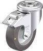 Blickle 906865 LKR-ALST 125K-FI-AS Rolka obrotowa z blachy stalowej Średnica koła: 125 mm Maksymalne obciążenie: 350 kg 1 szt.