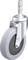 Szaro-biała rolka kierunkowa wykonana z metalu i tworzywa sztucznego. Odpowiednia do stosowania przy meblach lub urządzeniach, zapewniająca łatwą mobilność.