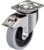 Blickle 945791 LKX-POEV 125XKA-1-FI-SG Zestaw rolek skrętnych do dużych obciążeń ze stali nierdzewnej Średnica koła: 125 mm Maksymalne obciążenie: 250 kg 1 szt.