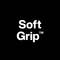 Logo 'Soft Grip™' na czarnym tle.