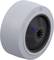 Rolka plastikowa z szarą powierzchnią zewnętrzną i ciemnym rdzeniem wewnętrznym. Na boku znajduje się napis 'Alles Made in Germany'. Odpowiednia do mebli lub urządzeń.