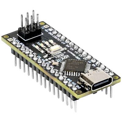 'Płytka mikrokontrolera z wieloma pinami i złączem USB-C, odpowiednia do projektów elektronicznych i prototypowania.'
