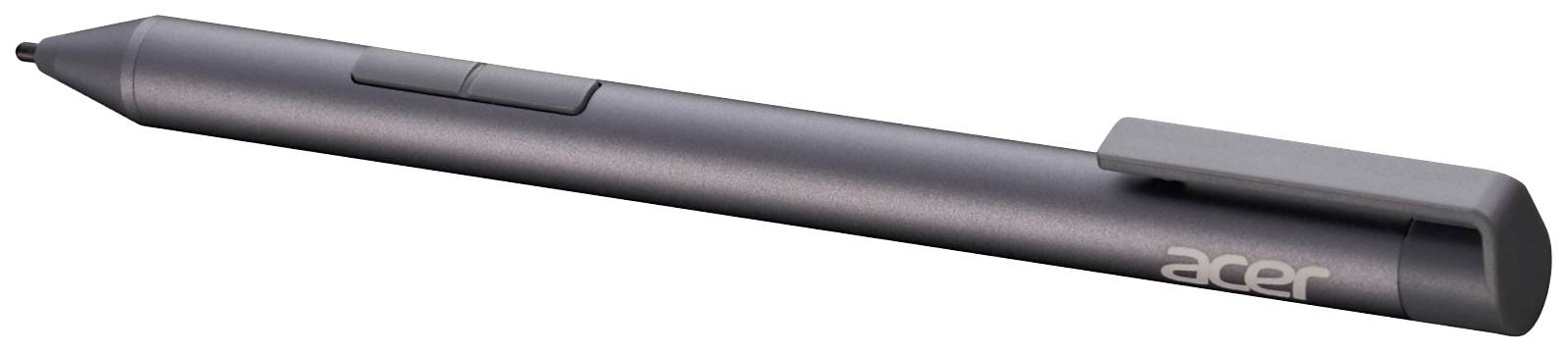 Czarny rysik Acer z klipsem i przyciskiem z boku.