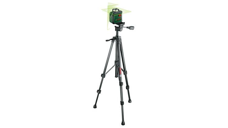 Лазерний нівелір Bosch Home and Garden AdvancedLevel 360 Set 0603663BZ1 з перехресними лініями, максимальна дальність дії: 12 м