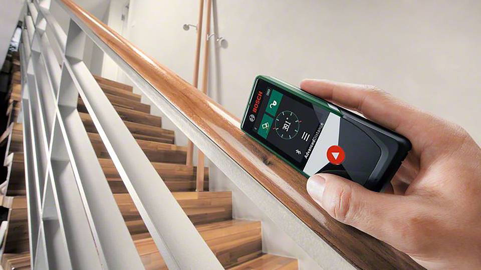 Лазерний далекомір Bosch Home and Garden AdvancedDistance 50C Bluetooth, сенсорний екран 50 м