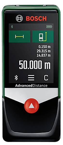 Bosch Home and Garden AdvancedDistance 50C Dalmierz laserowy Bluetooth, Ekran dotykowy 50 m-1