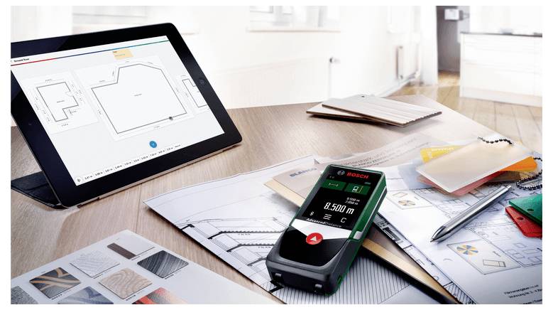Bosch Home and Garden AdvancedDistance 50C Dalmierz laserowy Bluetooth, Ekran dotykowy 50 m-2
