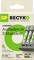 Opakowanie ładowarki GP ReCyko. Obiecuje: 'Ładowanie w 3 godziny'. Zawiera 4 wstępnie naładowane akumulatorki AAA o pojemności 850 mAh.